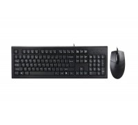 Комплект A4Tech клавіатура+мишка KR-85+OP-720S, USB, Чорна