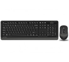 A4Tech Fstyler FG1010S, комплект бездротовий клавіатура з мишою, чорний+сірий колір
