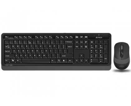 A4Tech Fstyler FG1010S, комплект бездротовий клавіатура з мишою, чорний+сірий колір