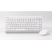 A4Tech Fstyler FG1112, комплект беспроводной клавиатуры с мышью, белый цвет
