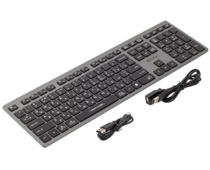 Клавіатура A4-Tech Fstyler FBX50C бездротовa, сірий