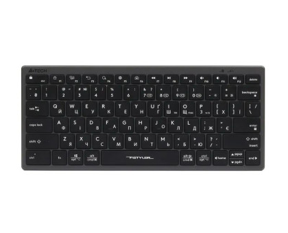 Клавіатура A4Tech FBX51C (Grey) Fstyler бездротова з ножичним перемикачем, сіра
