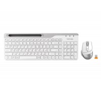 Комплект клавиатура+мышка A4Tech FB2535C (Icy White) Fstyler, (FB35C+FBK25 Smoky Grey), USB, цвет ледяно-белый