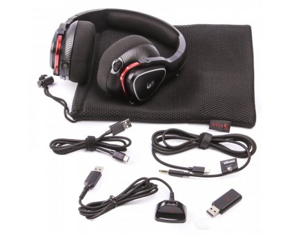 Наушники игровые Bloody MR710 (Black), RGB, Bluetooth+2.4GHz+3.5 jack, цвет черный
