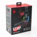 Гарнітура ігрова Bloody G230p з LED підсвічуванням, чорний колір, USB + 3.5 jack