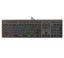 Клавиатура A4-Tech Fstyler FX60H, серый цвет, USB, неоновая подсветка