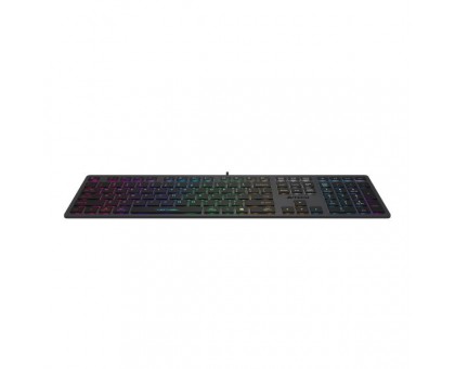 Клавіатура A4-Tech Fstyler FX60H, сірий колір, USB, неонове підсвічування