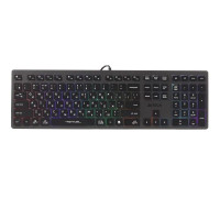 Клавіатура A4Tech Fstyler FX60H, сірий колір, USB, неонове підсвічування