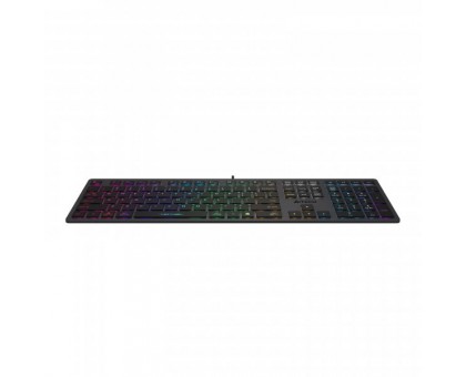 Клавіатура A4-Tech Fstyler FX60, сірий колір, USB, неонове підсвічування