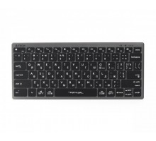 Клавиатура A4-Tech Fstyler FX61, серый цвет, USB, белая подсветка