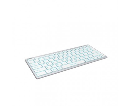 Клавиатура A4-Tech Fstyler FX61, белый цвет, USB, голубая подсветка