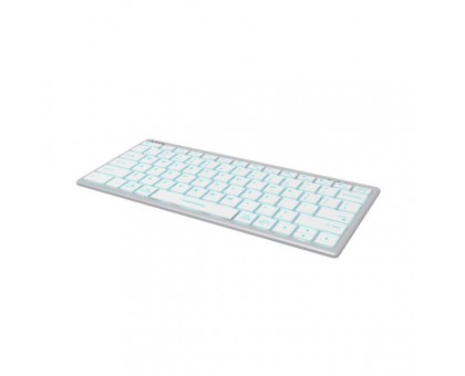 Клавиатура A4-Tech Fstyler FX61, белый цвет, USB, голубая подсветка