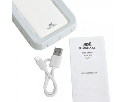 Аккумулятор для зарядки портативных устройств RIVACASE RIVAPOWER VA2571 (White), павербанк, 20000 mA, QC/PD 18 Вт, белый