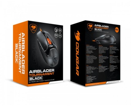Мышь компьютерная игровая Cougar AirBlader Tournament (Black), USB