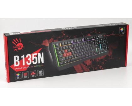 Клавиатура игровая B135N Bloody, USB, черная