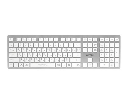 Клавіатура A4Tech FBX50C (White) Fstyler бездротовa з ножичним перемикачем, колір білий