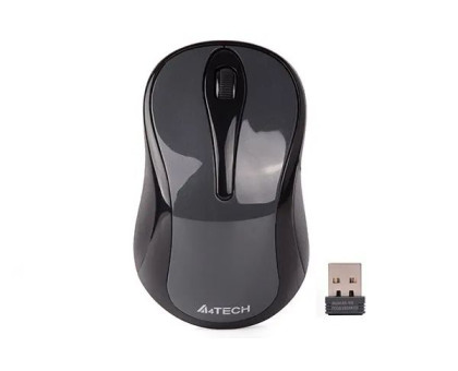 Мышь A4Tech G3-280NS USB V-Track, беспроводная, 1000dpi, серая