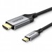 Кабель Choetech CH0021-BK, USB-C на HDMI, 1.8м