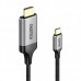 Кабель Choetech CH0021-BK, USB-C на HDMI, 1.8м