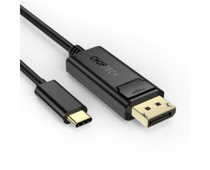 Кабель Choetech XCP-1801BK, USB-C на DisplayPort, 1,8м