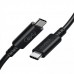 Кабель Choetech XCC-1028-BK,USB4 (40 Gb) Power Delivery (PD), до 100 Ватт C-папа/C-папа, 0.8м.