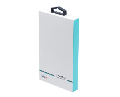 Кабель Choetech XCC-1028-BK,USB4 (40 Gb) Power Delivery (PD), до 100 Ватт C-тато/C-тато, 0.8 м.