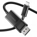 Кабель Choetech XCP-1803-BK, USB-C на DisplayPort, 1,8м