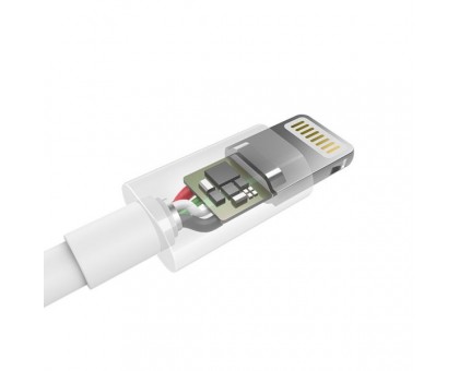 Кабель Choetech IP0026-WH, USB 2.0 А-тато/Lightning, 1.2 м.