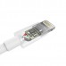 Кабель Choetech IP0026-WH, USB 2.0 А-тато/Lightning, 1.2 м.