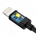 Кабель Choetech IP0026-BK, USB 2.0 А-тато/Lightning, 1.2 м.