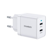 Мережевий зарядний пристрій Choetech Q5006-EU-WH, USB-С