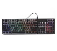 Механическая клавиатура A4Tech Bloody S510R, красные свечи, черная, RGB подсветка клавиш, USB