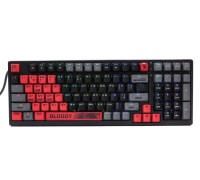 Механическая клавиатура A4Tech Bloody S98 (Sports Red), USB, RGB подсветка, BLMS Red Plus Switch, черно-красная