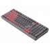 Механическая клавиатура A4Tech Bloody S98, красные светящиеся, RGB подсветка клавиш, USB, черно-красный