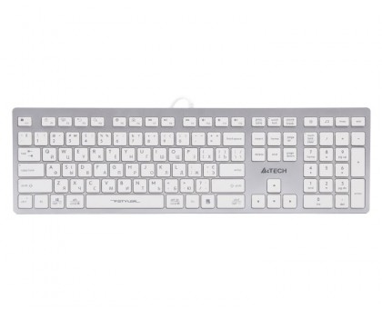 Клавіатура A4-Tech Fstyler FX50, білий колір, USB