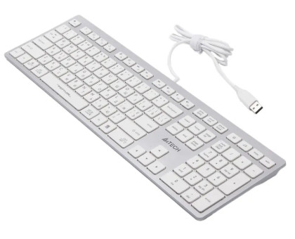 Клавиатура A4Tech Fstyler FX50, белый цвет, USB