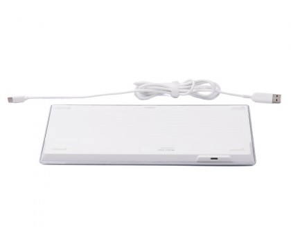 Клавіатура A4Tech FX51 USB (White) Fstyler дротова з ножичним перемикачем, USB, білий колір