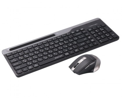 Комплект A4Tech Fstyler FB2535CS клавіатура з мишою , USB, колір димчато-сірий