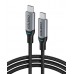 Кабель Choetech XCC-1002-GY, премиум качество USB 2.0 C-папа/C-папа, 1,8м.