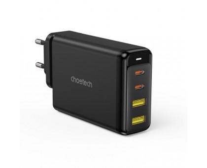 Сетевое зарядное устройство для Choetech PD6005-EU-BK ,2 USB-A / 2 USB-С