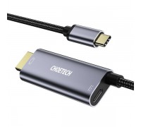 Кабель Choetech XCH-M180GY, USB-C на HDMI, 1.8м