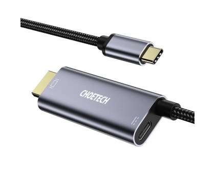 Кабель Choetech XCH-M180GY, USB-C на HDMI, 1.8м