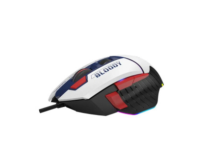 Миша ігрова A4Tech W95 Max Bloody, колір білий, активоване ПЗ Bloody