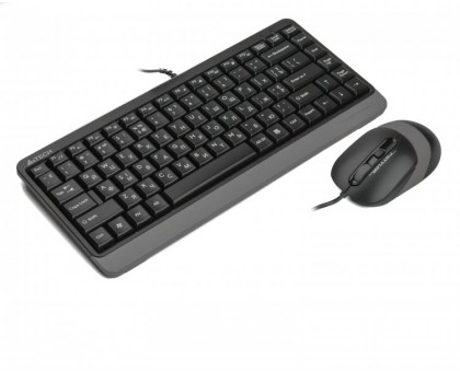 A4Tech Fstyler F1110, комплект дротовий клавіатура з мишою, USB, сірий колір
