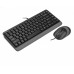 A4Tech Fstyler F1110, комплект дротовий клавіатура з мишою, USB, сірий колір