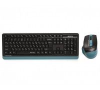 Комплект беспроводной клавиатуры с мышью A4Tech Fstyler FGS1035Q (Navy Blue), черно-синий, USB