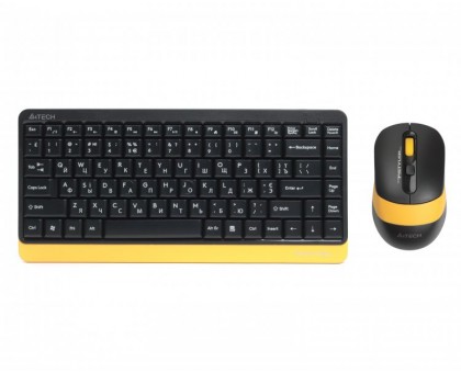 A4Tech Fstyler FG1110, комплект беспроводной клавиатуры с мышью, черный цвет