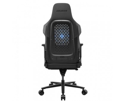 Кресло игровое NxSys Aero Black, дышащая экокожа, стальной каркас