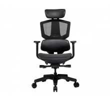 Кресло игровое Argo One (Black) эргономичное, дышащий текстиль, черный