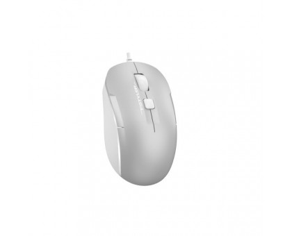 Миша A4Tech Fstyler FM26 (Icy White),  USB, колір сірий+білий